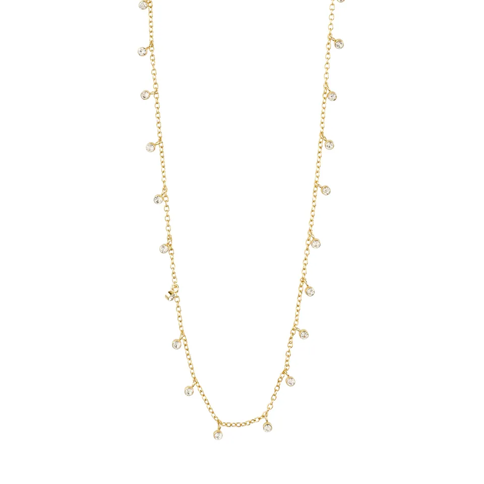 pilgrim-maja-halskette-goldplattiert-mit-preciosa-kristall-drops image 1