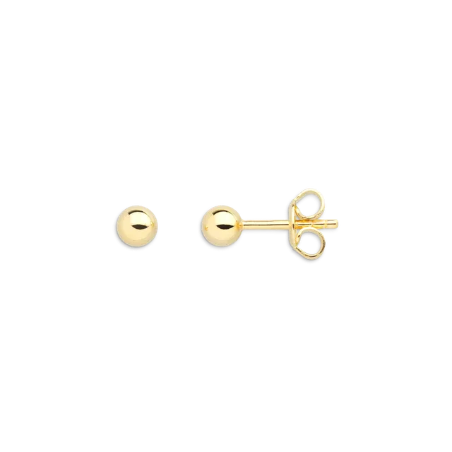 xenox-dot-ohrringe-925-sterlingsilber-18k-vergoldung-kreis-stecker image 1