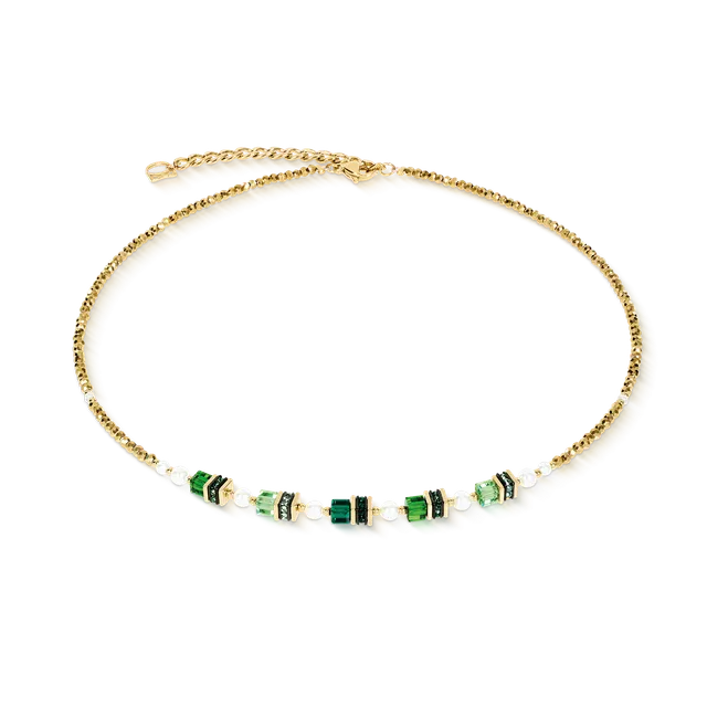 coeur-de-lion-halskette-sparkling-princess-gold-emerald-42-6-cm image 1