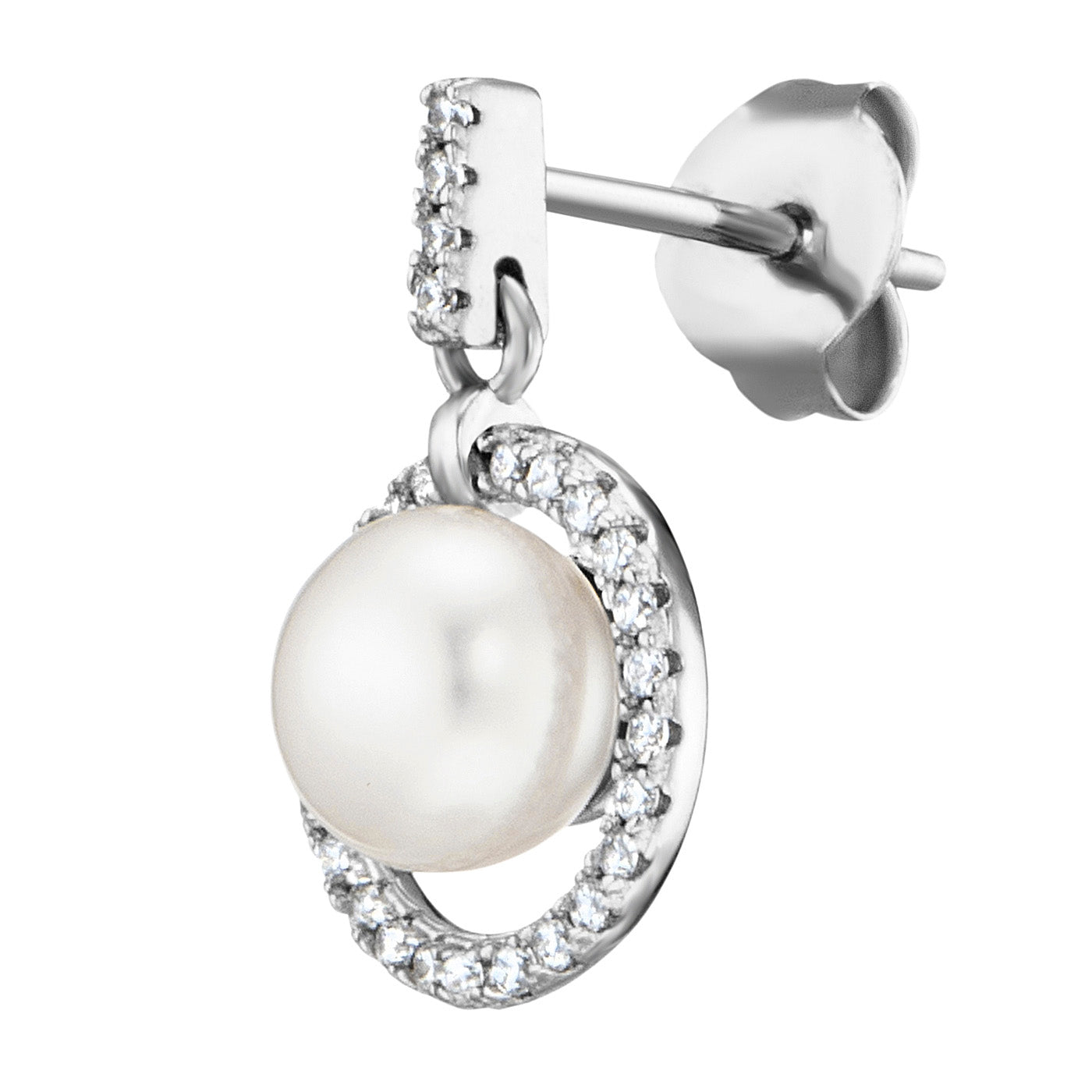 julie-julsen-ohrstecker-circle-pearl-silber-925-s-wasserperle-mit-58-wei-en-zirk image 4