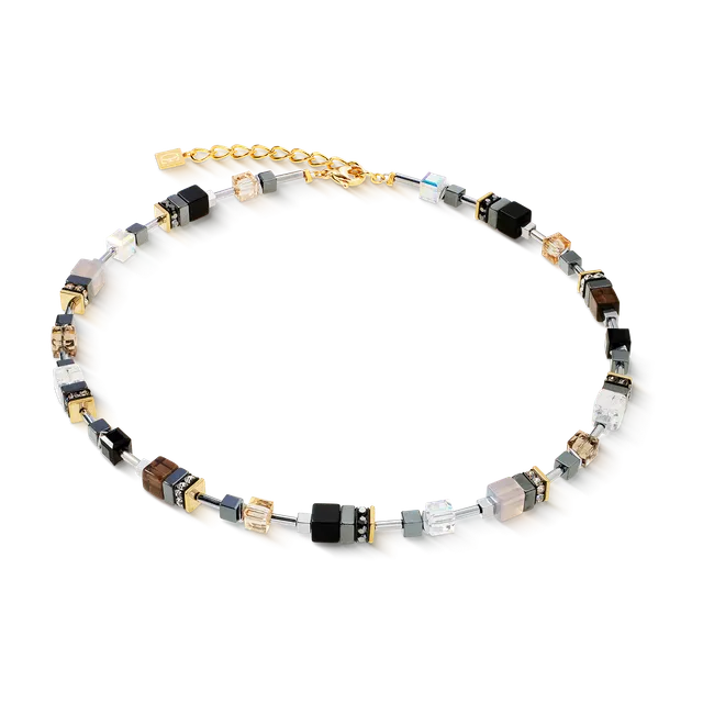 coeur-de-lion-geocube-precious-motion-halskette-stone-whisper-gold image 1