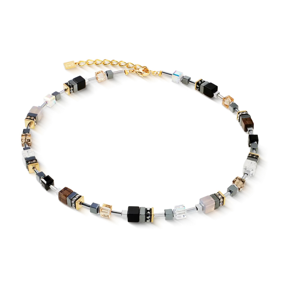 coeur-de-lion-geocube-precious-motion-halskette-stone-whisper-gold image 1