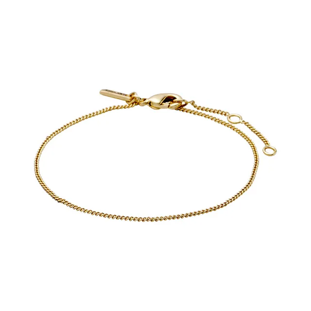 pilgrim-my-armband-goldplattiert-panzerkette-15-5-cm-3-cm image 1