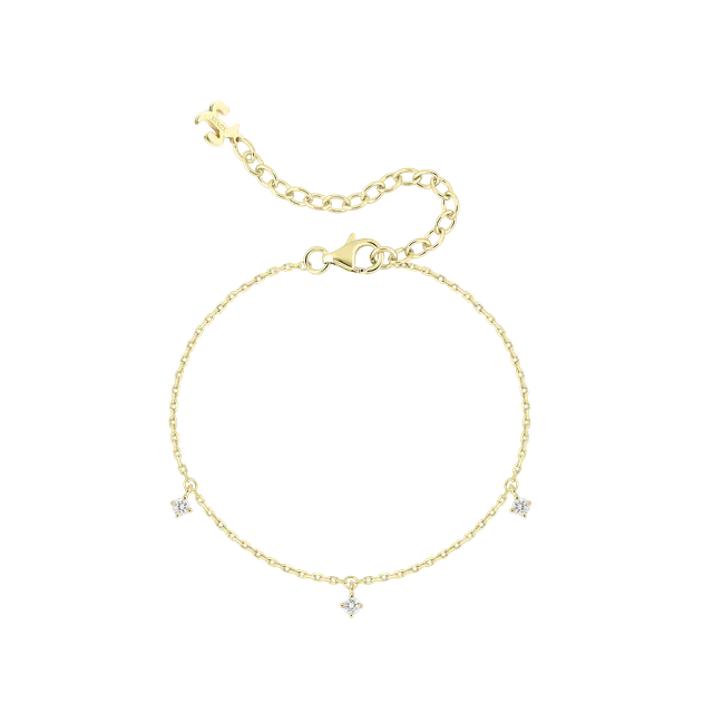 xenox-krappe-trio-armband-925-sterlingsilber-mit-lab-grown-diamonds image 1