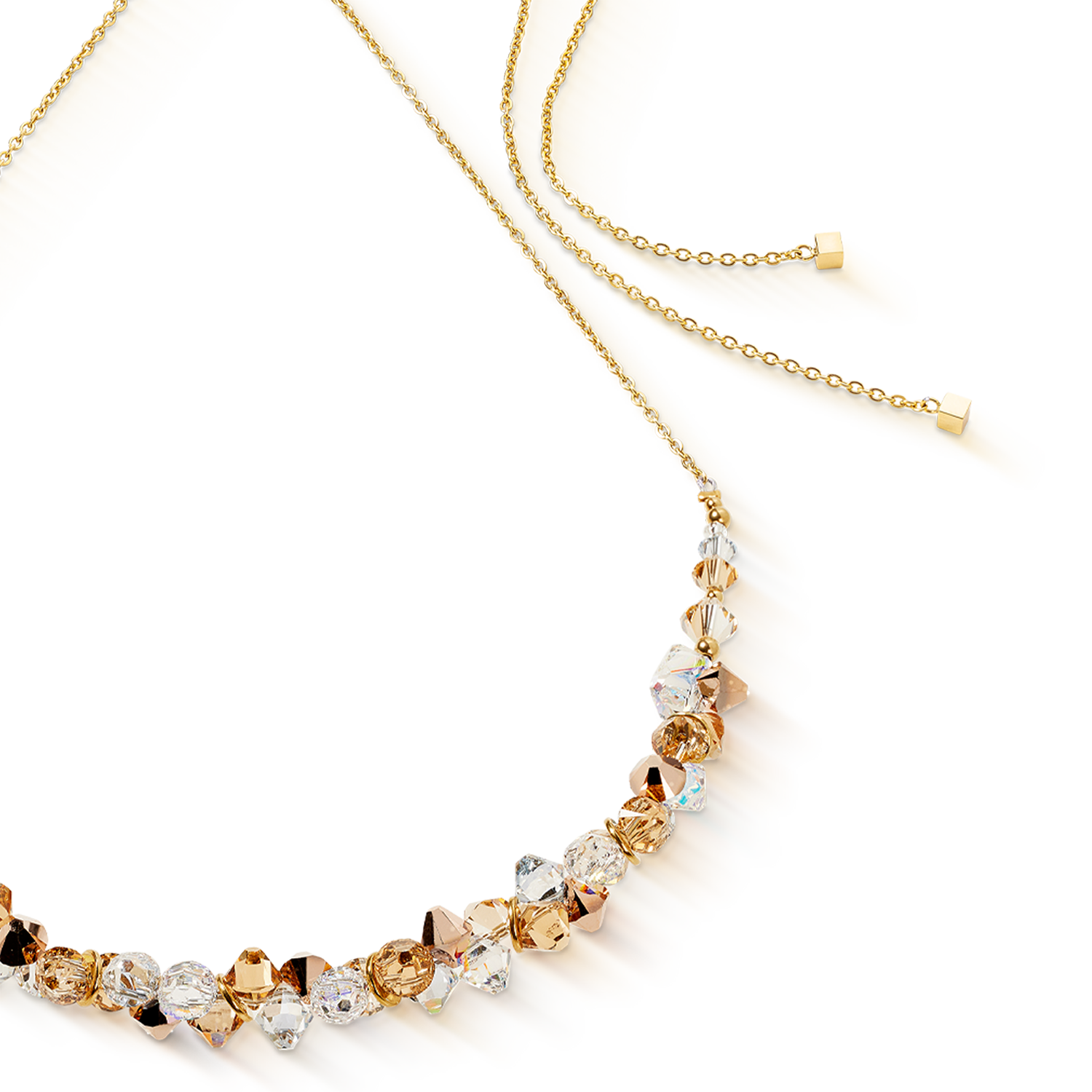 coeur-de-lion-dancing-crystals-halskette-gold-beige-30-70-cm image 2