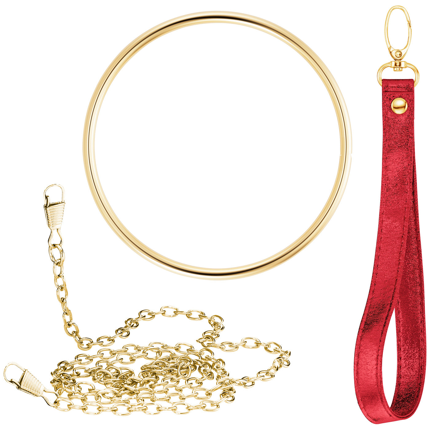 julie-julsen-disco-bag-handtasche-rot-kugel-clutch-mit-zirkonia image 5