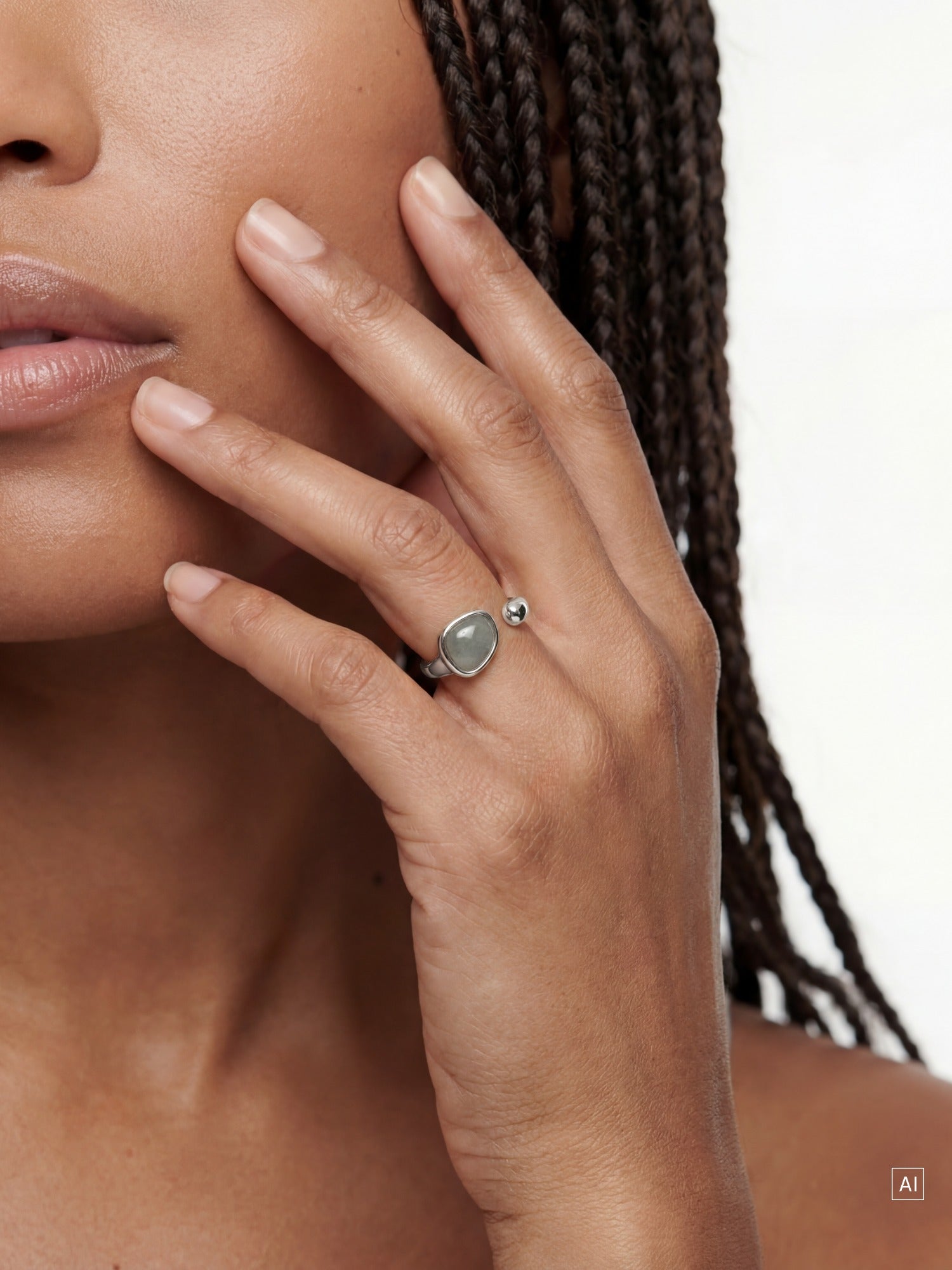 purelei-soulstone-ring-verstellbar-gr-ner-aventurin-lana-i image 4