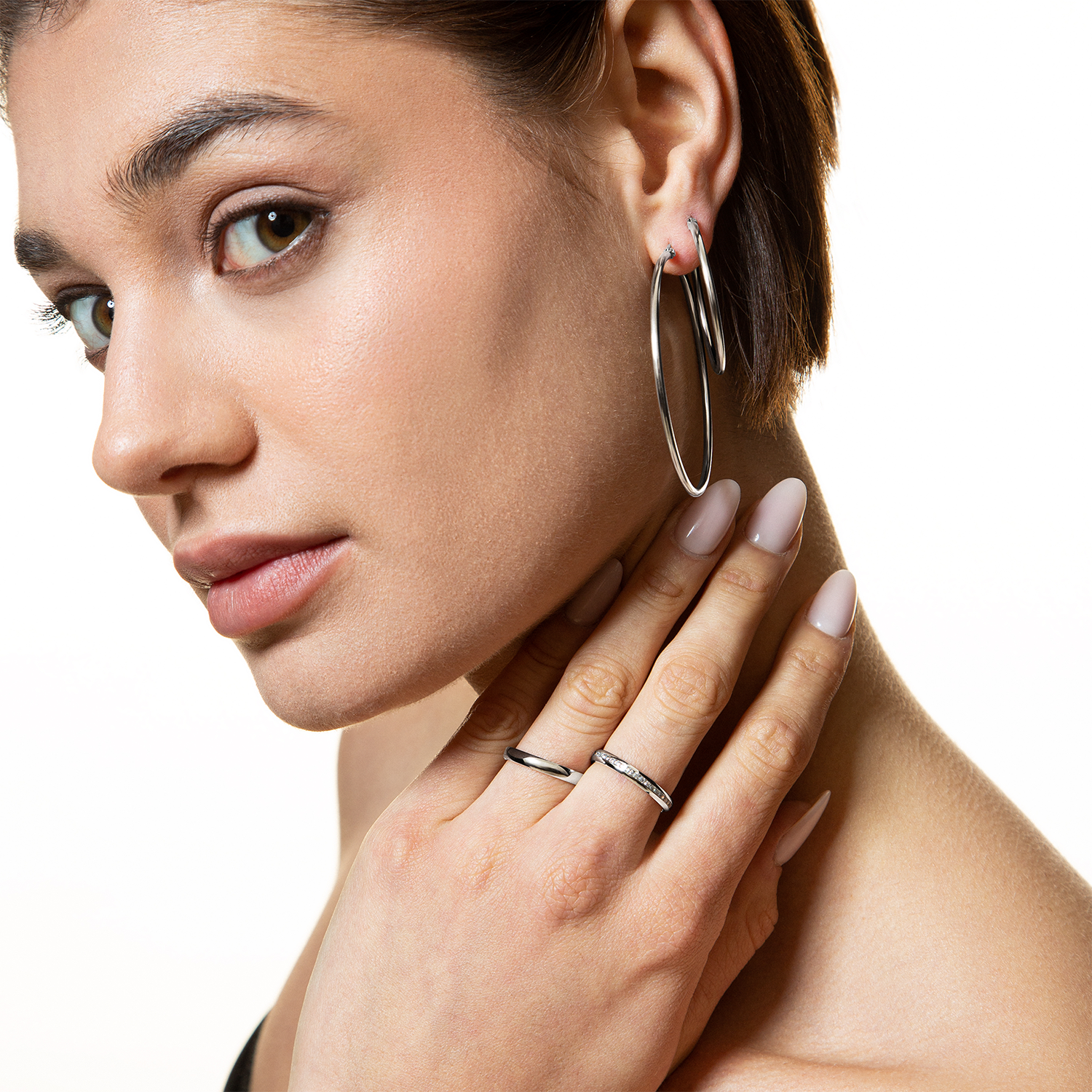 xenox-partnerring-x2301-48-edelstahl-silber-mit-zirkonia-reihe image 3