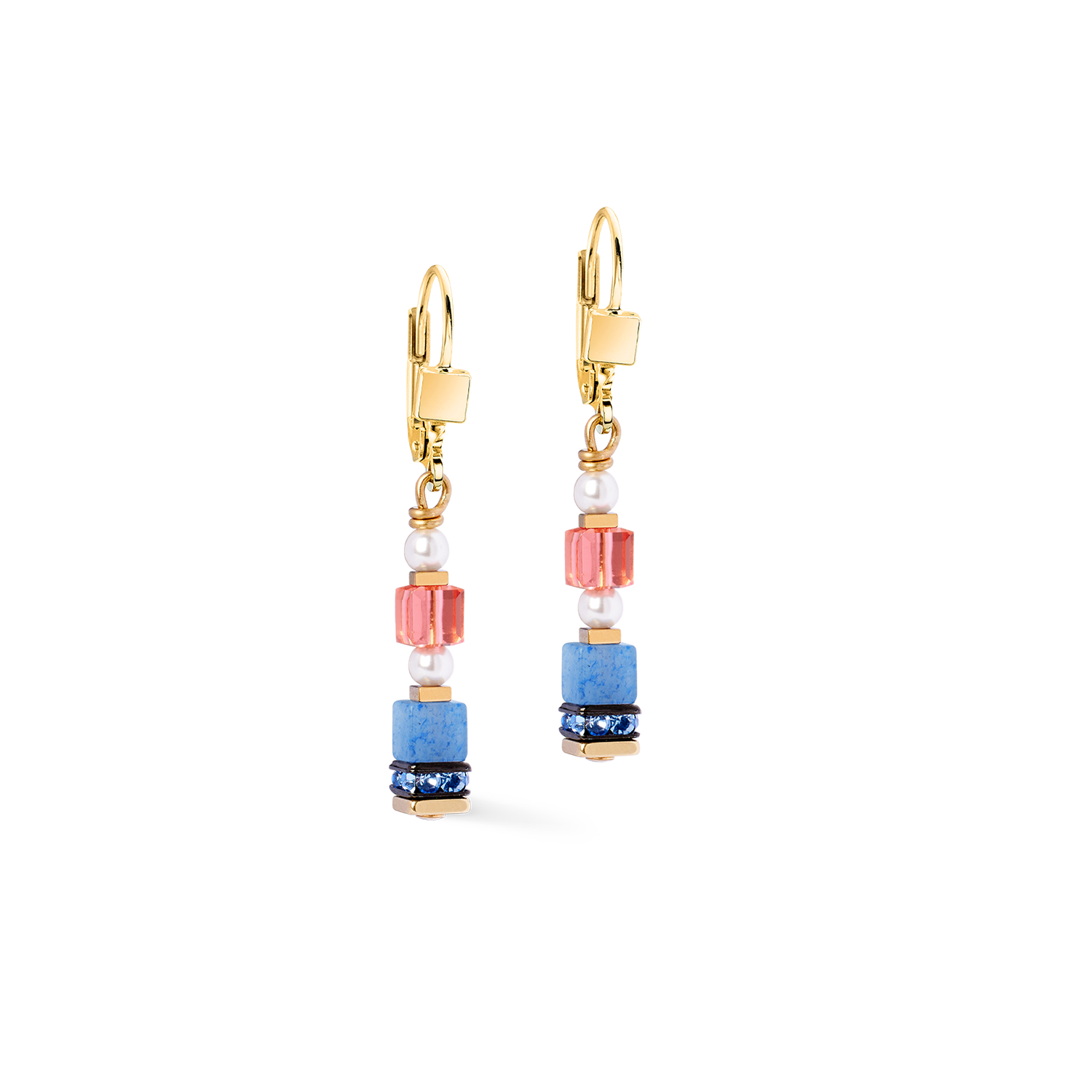 coeur-de-lion-sparkling-princess-spikes-ohrringe-gold-multicolor image 2