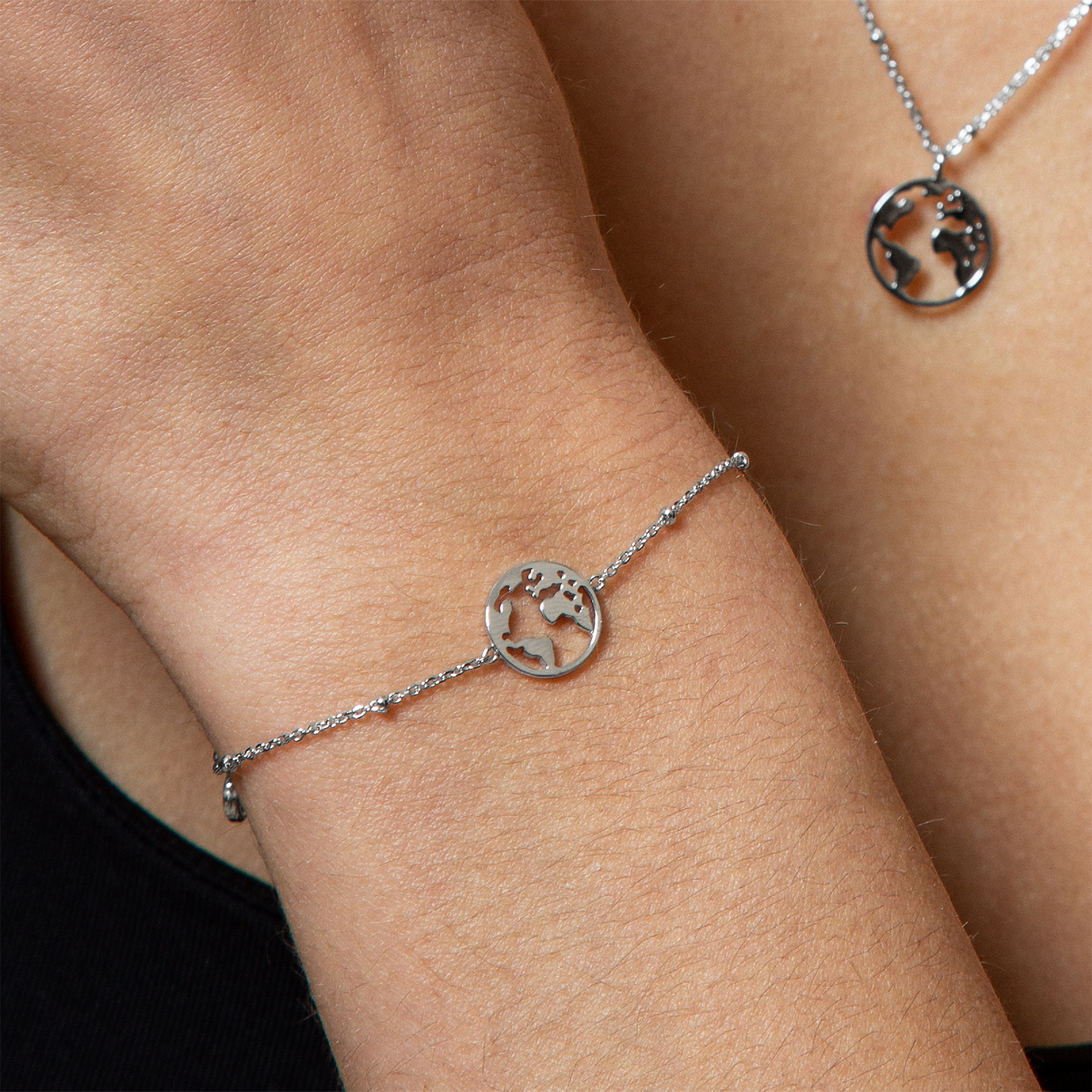 xenox-weltkugel-armband-xs2986-925-sterlingsilber-rhodiniert image 4