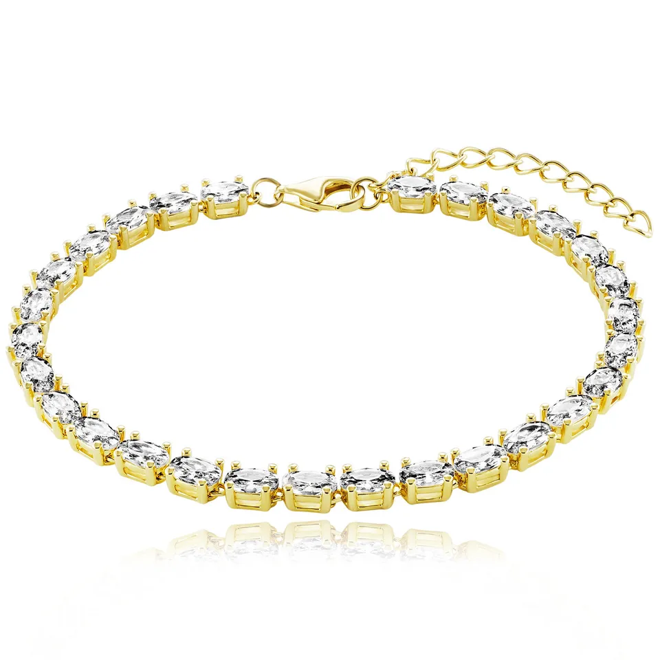 julie-julsen-tennisarmband-crystal-line-vergoldet-silber-925-mit-28-zirkonia image 1