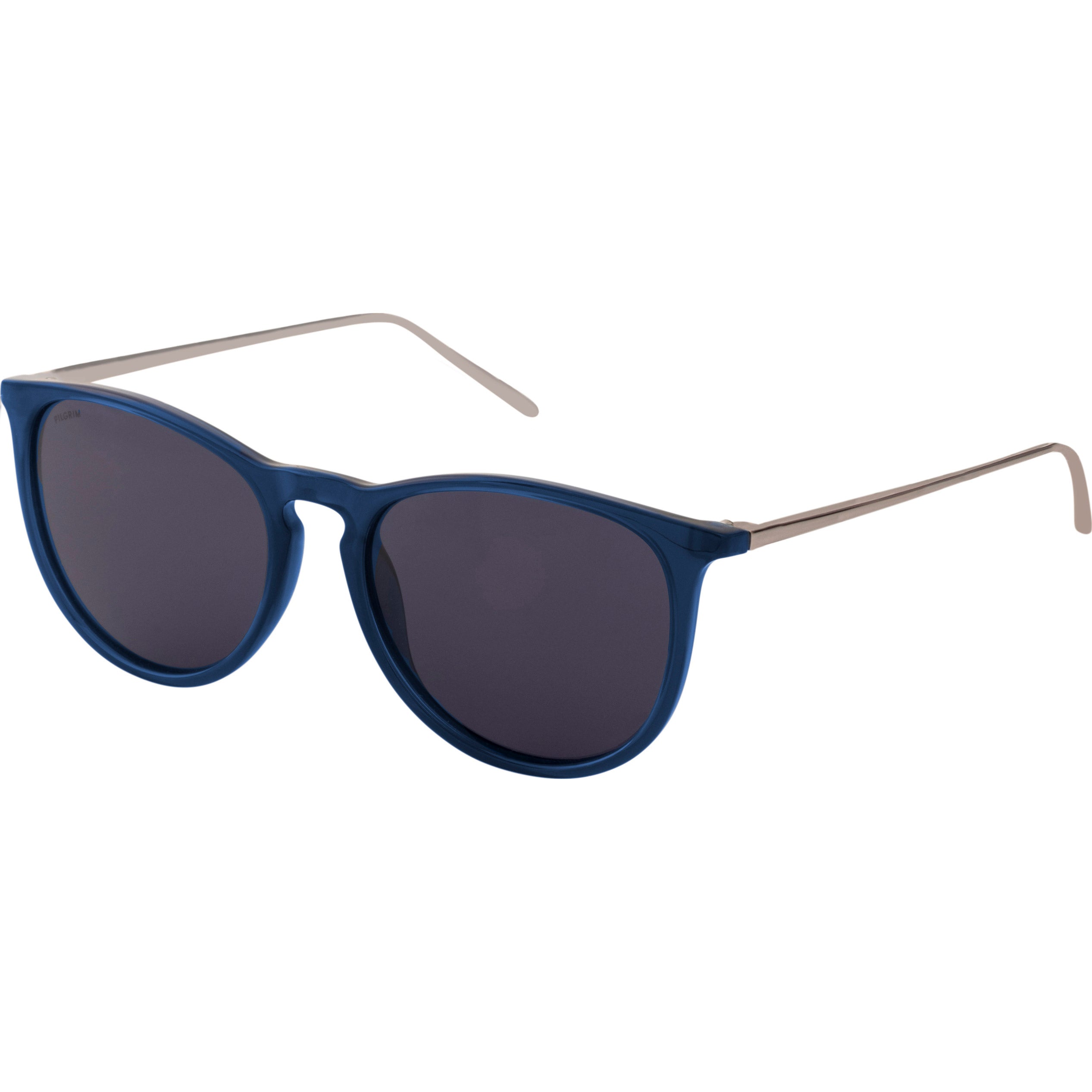 pilgrim-vanille-sonnenbrille-dunkelblau-versilbert image 1