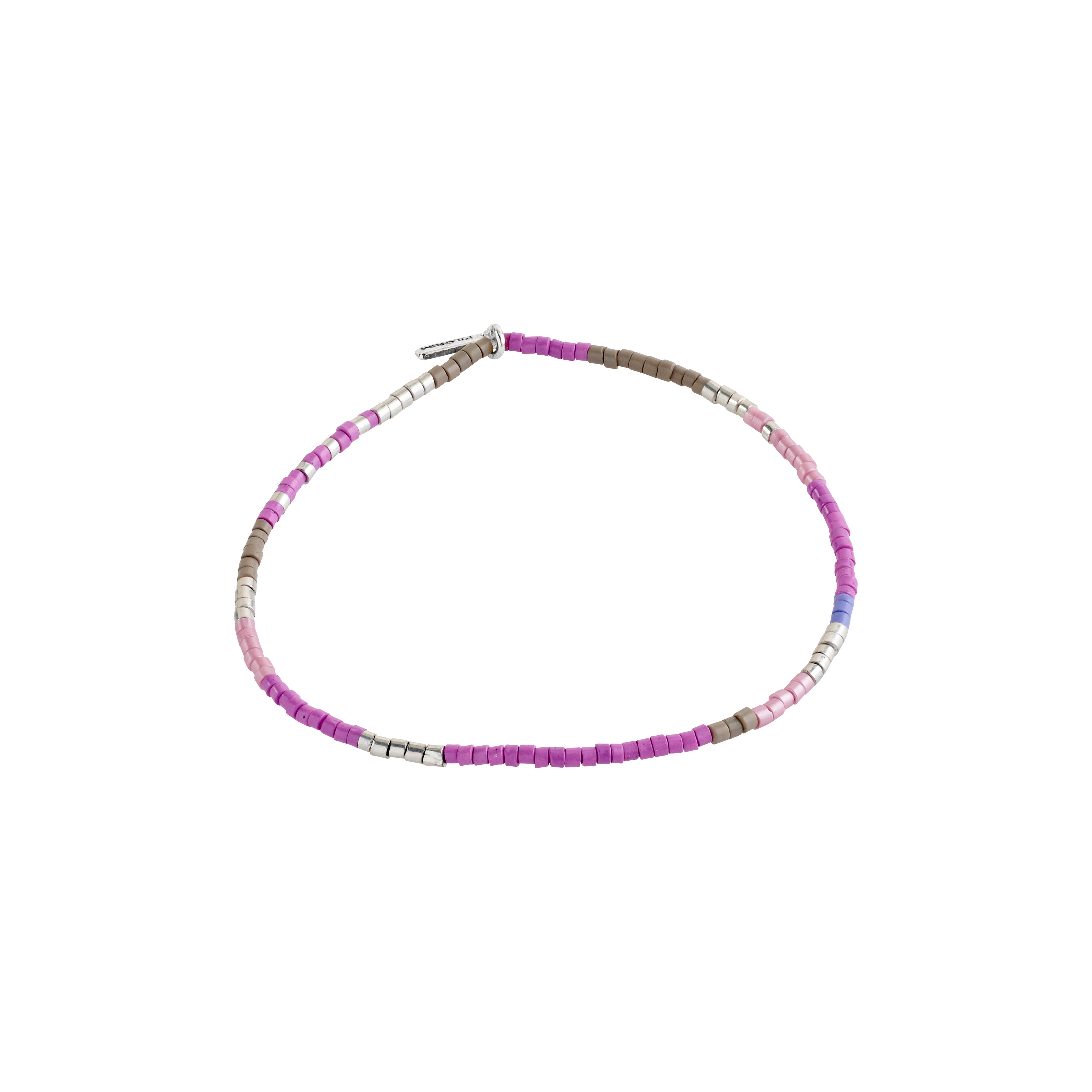 pilgrim-alison-armband-lila-versilbert-glasperlen-17-cm image 1