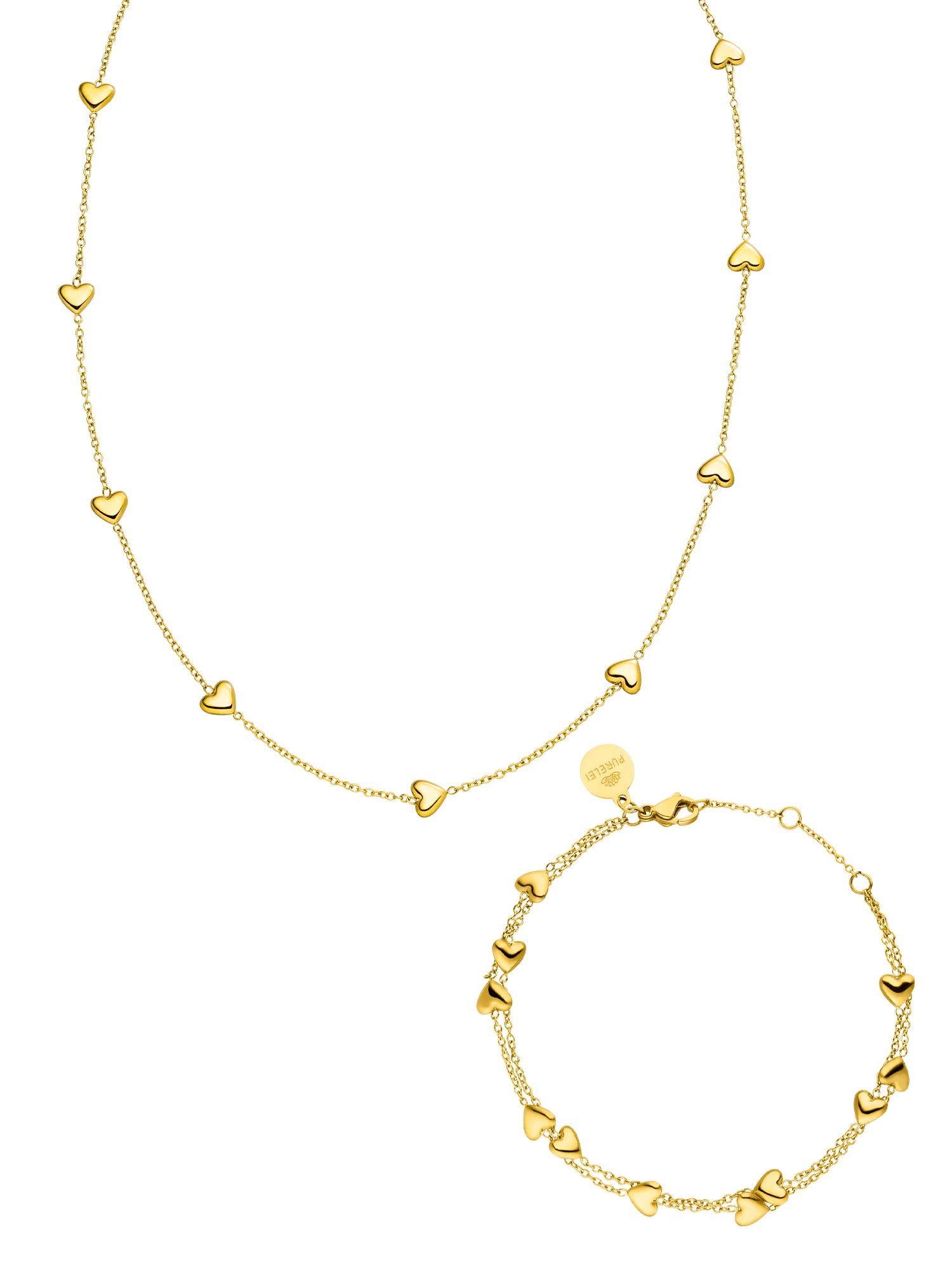 purelei-alohi-heart-set-kette-armband-herz image 1