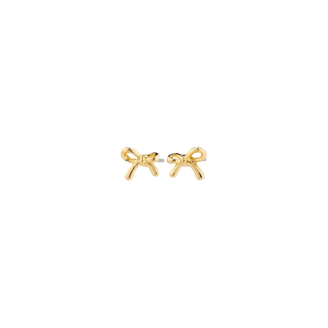 pilgrim-lysandra-ohrstecker-set-goldplattiert-schleife-mikro image 1