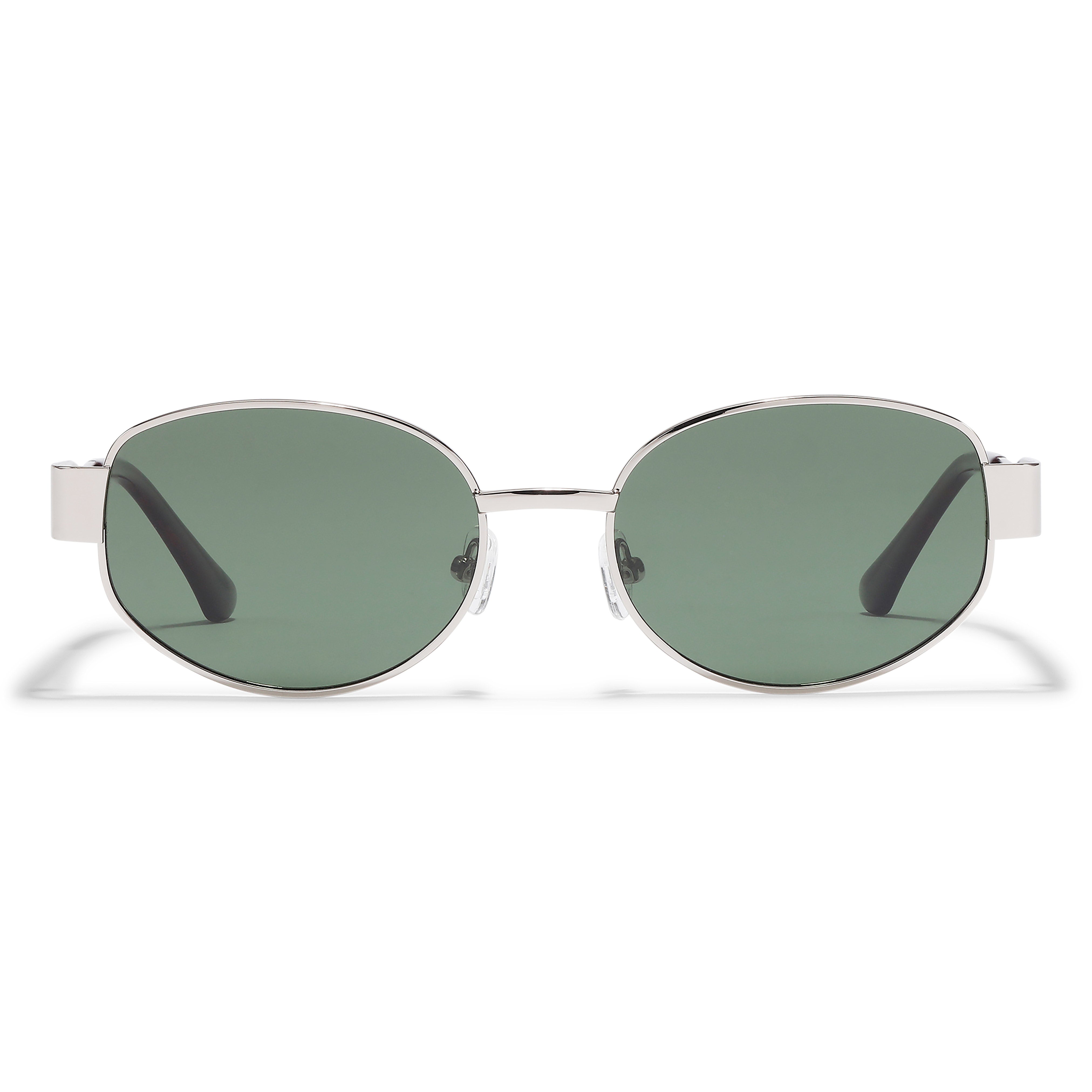 pilgrim-reilly-sonnenbrille-braun-silber-ovale-edelstahl-brille image 4