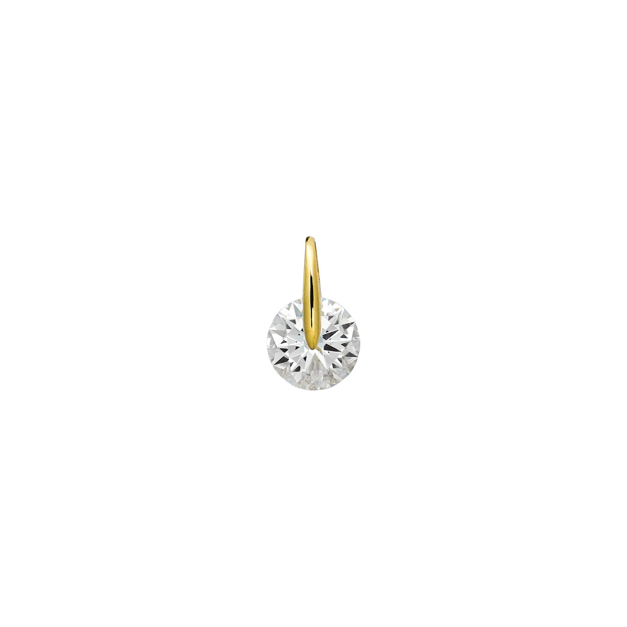 xenox-fine-anh-nger-585-gelbgold-mit-zirkonia-solit-r image 1