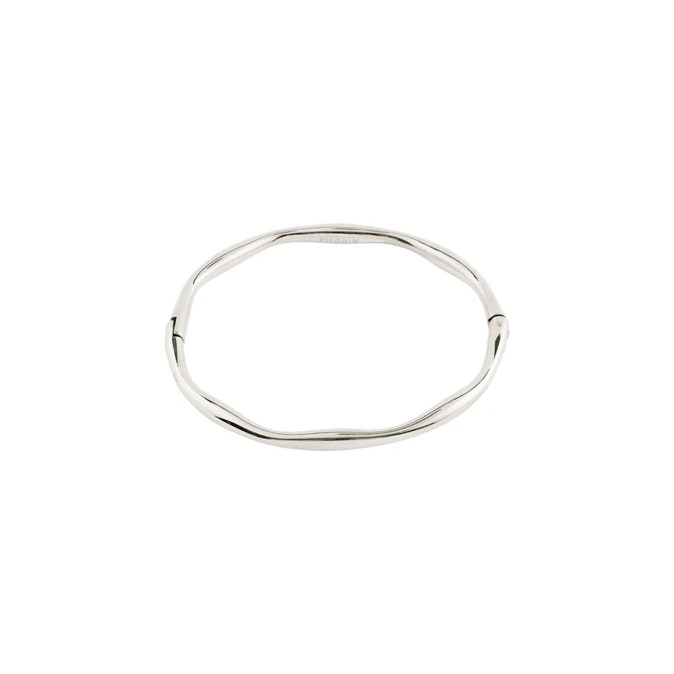 pilgrim-haze-armreif-silber-plated-minimalistischer-bangle image 1
