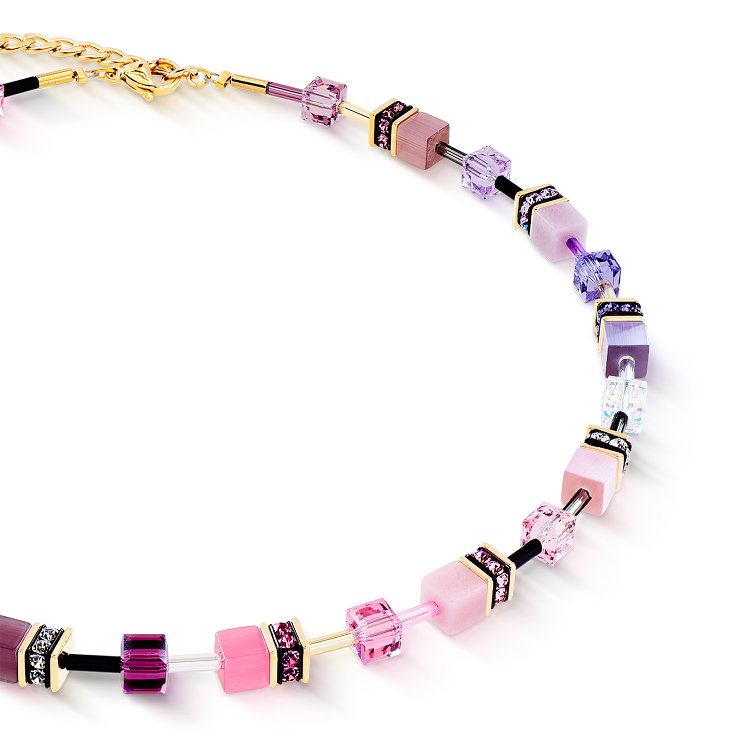 coeur-de-lion-geocube-iconic-halskette-rosa-flieder image 2