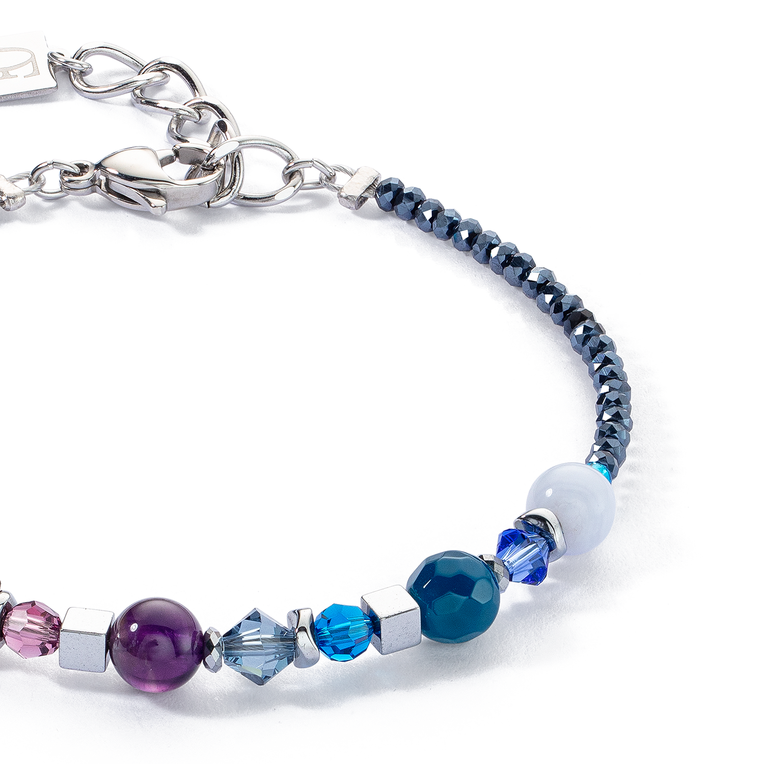 coeur-de-lion-festive-spheres-armband-silber-royal image 2