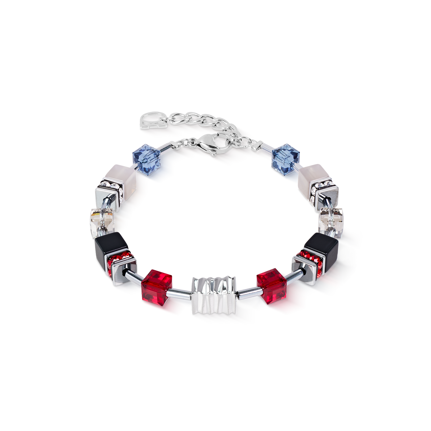 coeur-de-lion-geocube-iconic-wave-armband-urban-silber-18-5-cm image 1