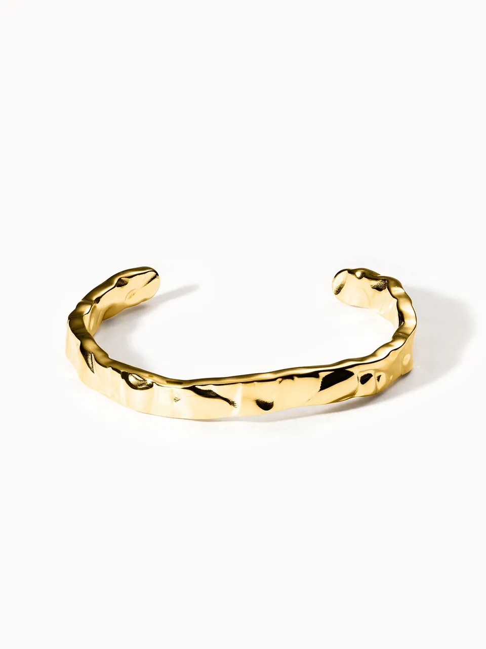 purelei-volcano-armreif-gehammerter-arm-cuff-aus-edelstahl-in-gold-silber-ros-go image 1