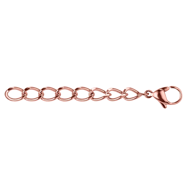 coeur-de-lion-verl-ngerungskettchen-mit-karabiner-edelstahl-ros-gold-6-cm image 1