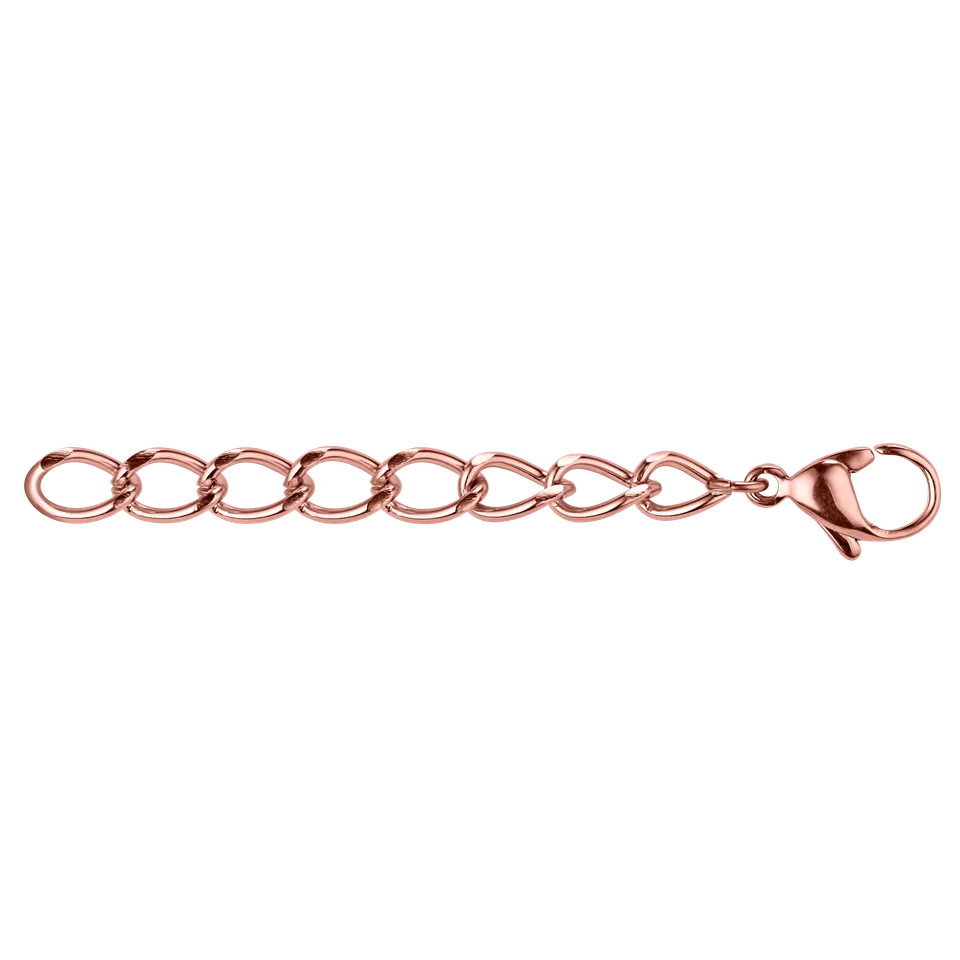 coeur-de-lion-verl-ngerungskettchen-mit-karabiner-edelstahl-ros-gold-6-cm image 1