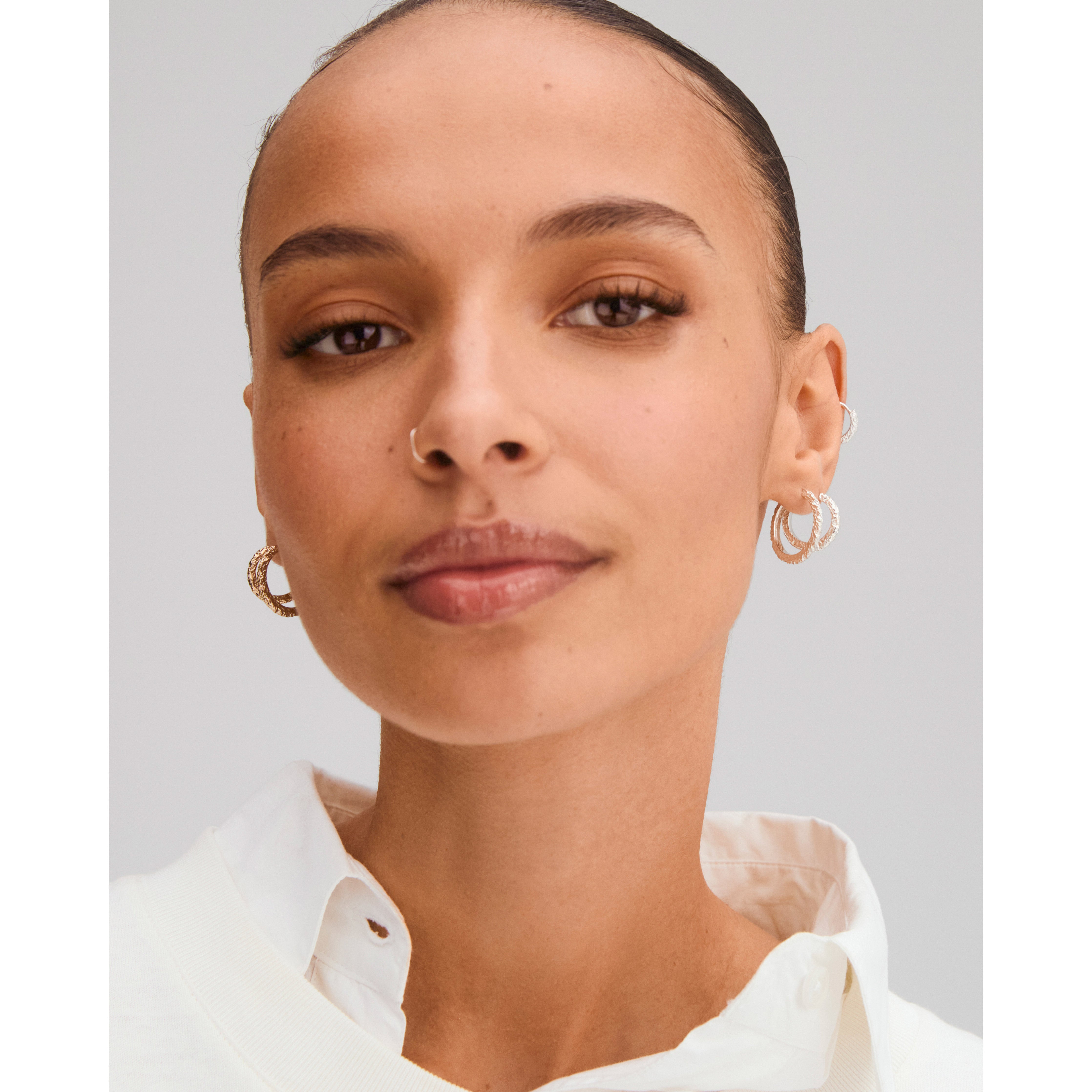 pilgrim-xdea-etch-hoop-02-creole-medium-aus-recyceltem-sterlingsilber-17-mm image 8