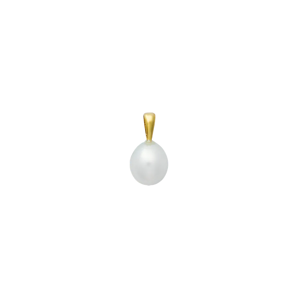 xenox-fine-perlen-anh-nger-585-gelbgold-mit-s-wasserperle image 1