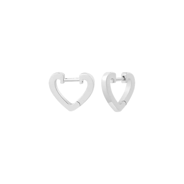 xenox-heart-creolen-925-sterlingsilber-rhodiniert-herzform image 1