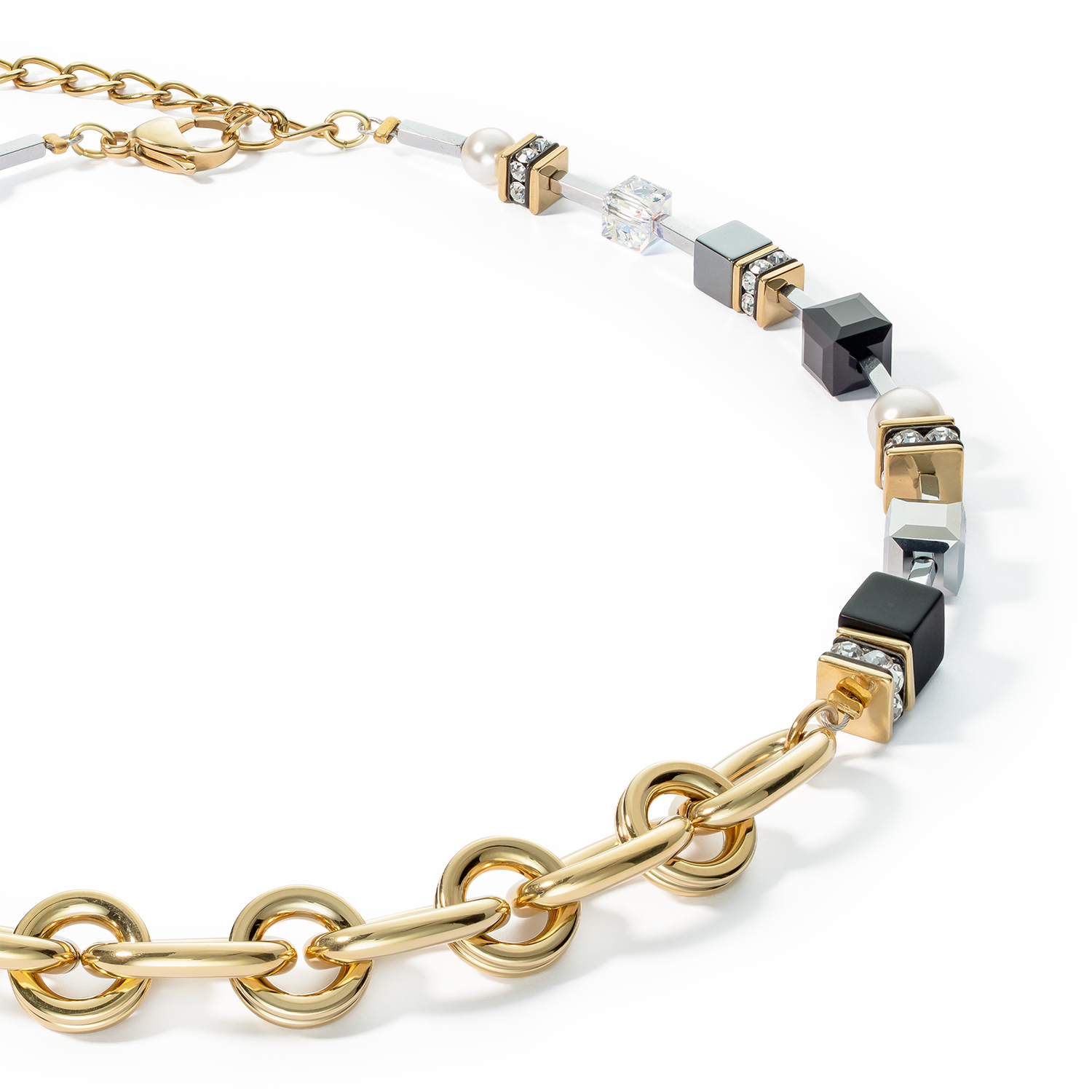 coeur-de-lion-halskette-mysterious-mix-gold-schwarz image 2