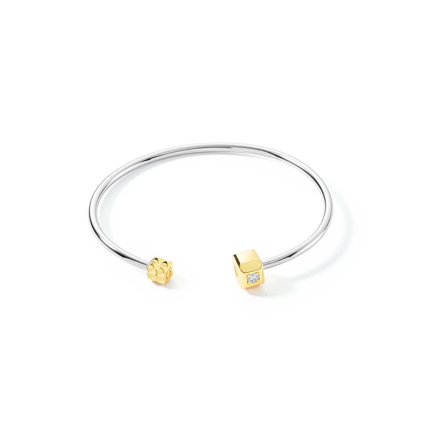 coeur-de-lion-statement-collection-armreif-offen-17-cm-bicolor image 1
