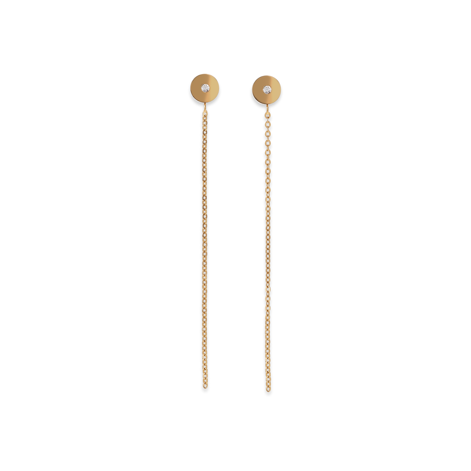 coeur-de-lion-sparklingcoins-ohrstecker-edelstahl-gold-0-8-1-cm image 1