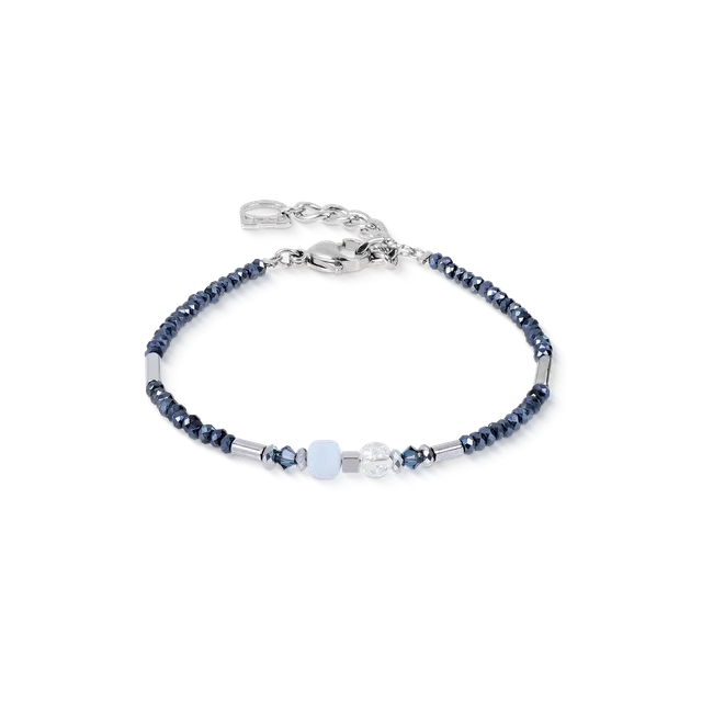 coeur-de-lion-cube-balance-armband-blue-mist-17-5-cm image 1
