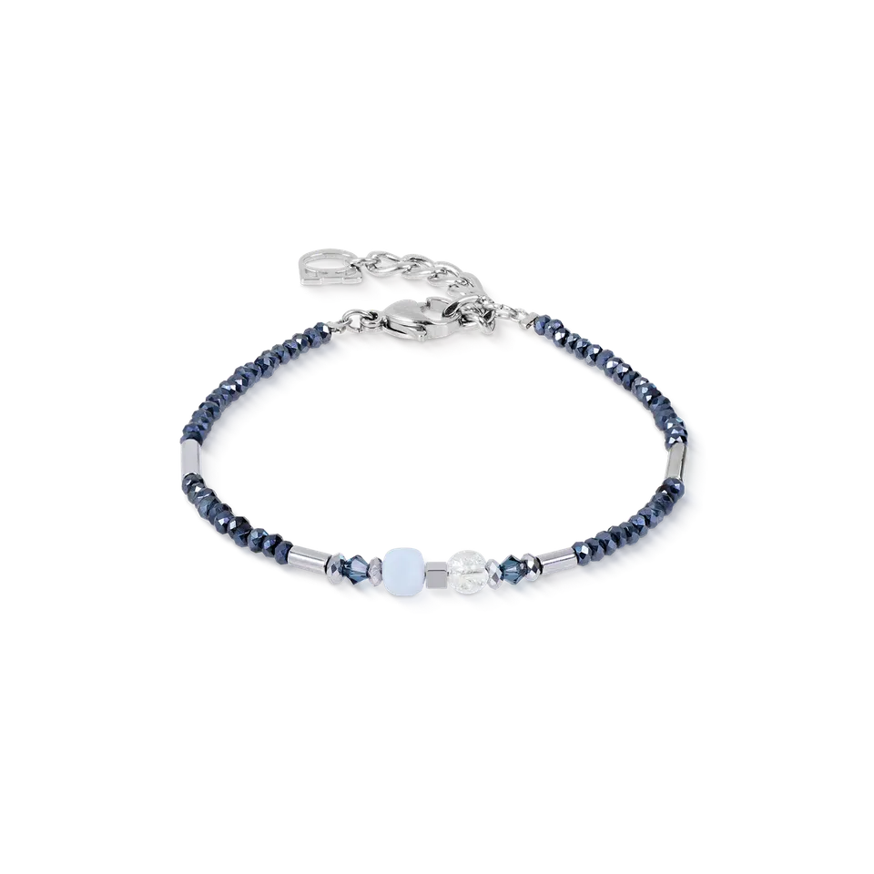 coeur-de-lion-cube-balance-armband-blue-mist-17-5-cm image 1