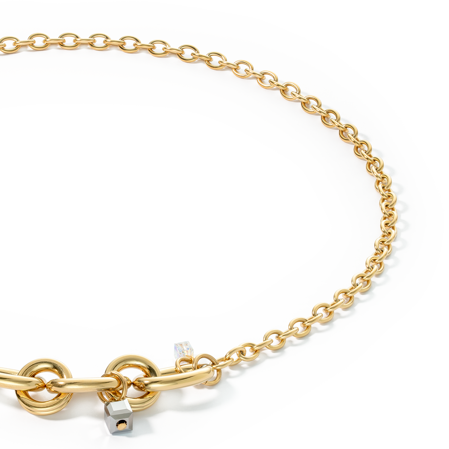 coeur-de-lion-chunky-chain-halskette-gold-schwarz image 2