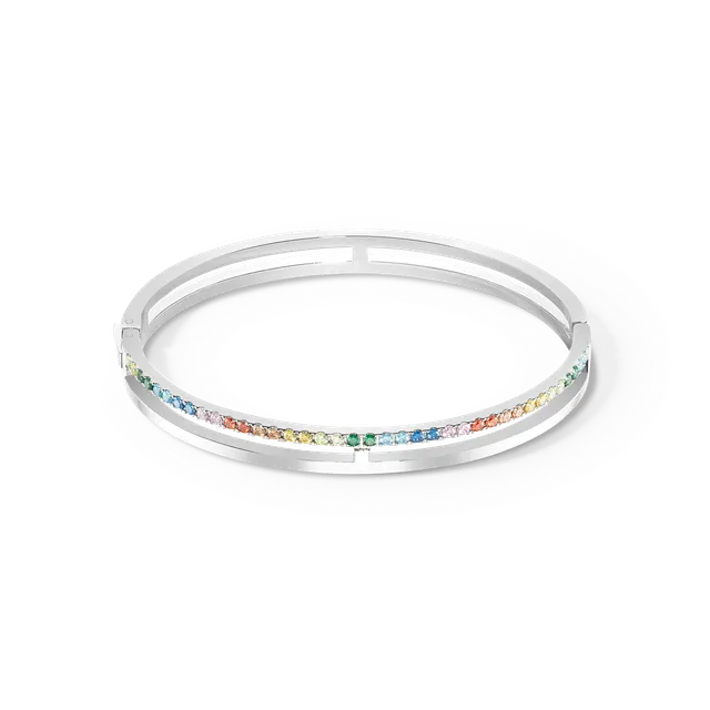 coeur-de-lion-eternal-unity-armreif-silber-multicolor-zirkonia image 1