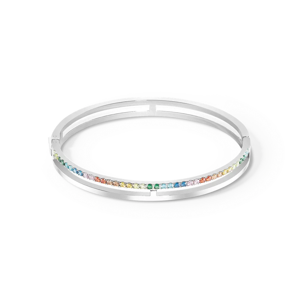 coeur-de-lion-eternal-unity-armreif-silber-multicolor-zirkonia image 1