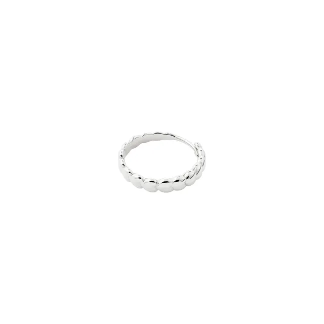 pilgrim-revan-ring-verstellbar-silberplattiert-herz-muster image 1