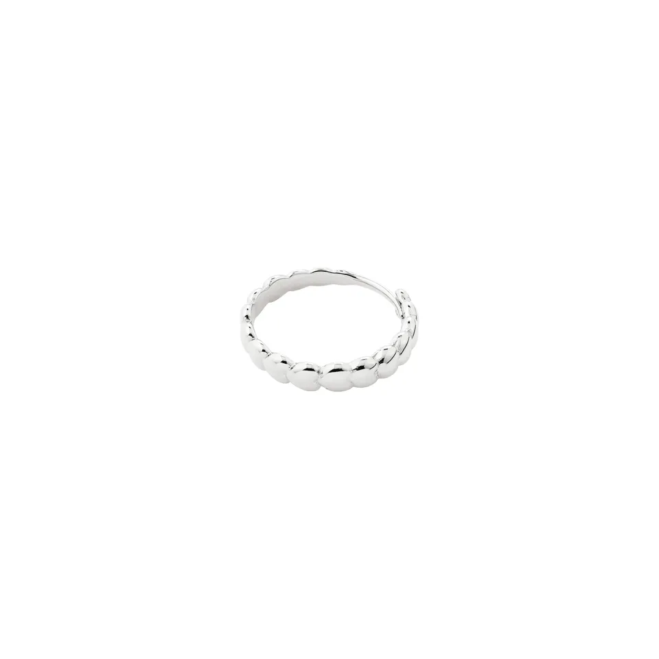 pilgrim-revan-ring-verstellbar-silberplattiert-herz-muster image 1
