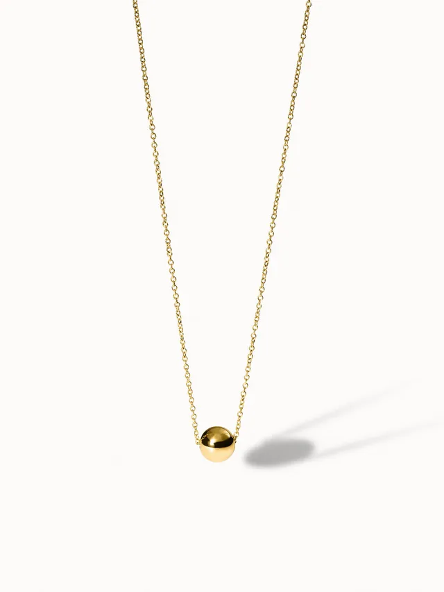purelei-minimalist-orb-kette-filigrane-kugelkette-in-gold-silber-ros-gold image 1