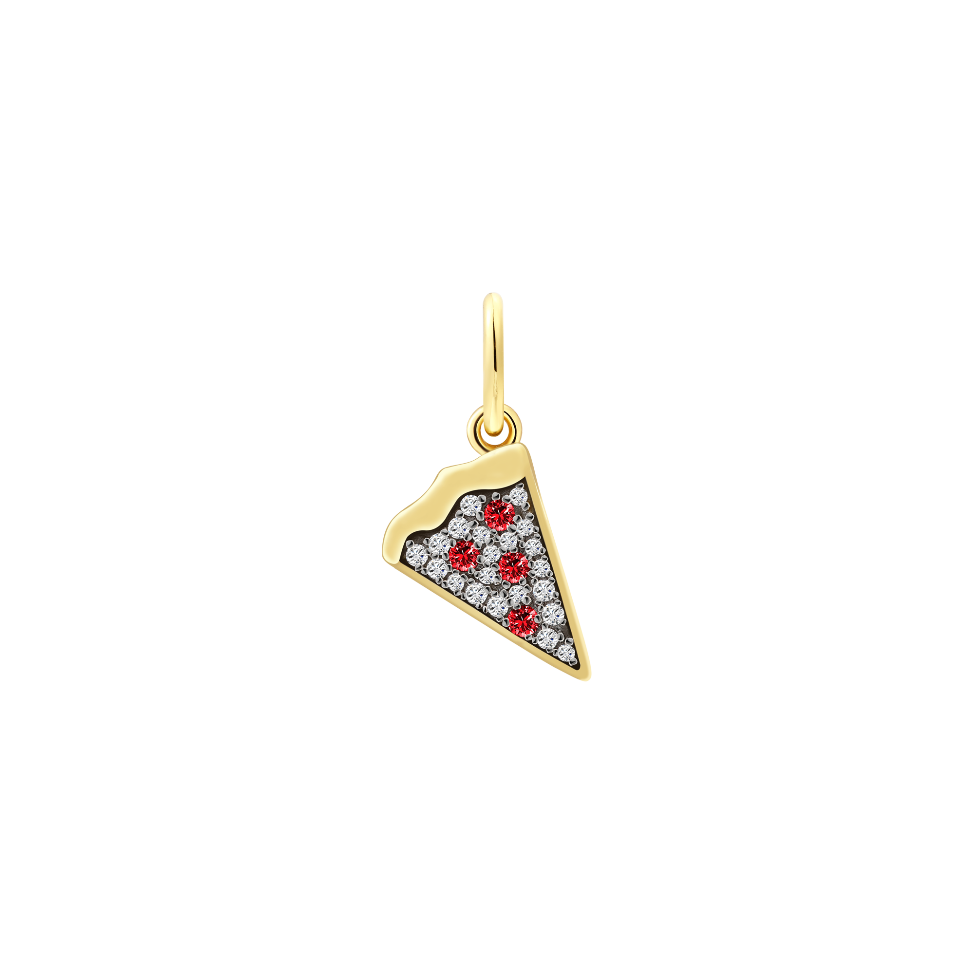 xenox-pizza-charm-925-sterlingsilber-18k-vergoldet image 1
