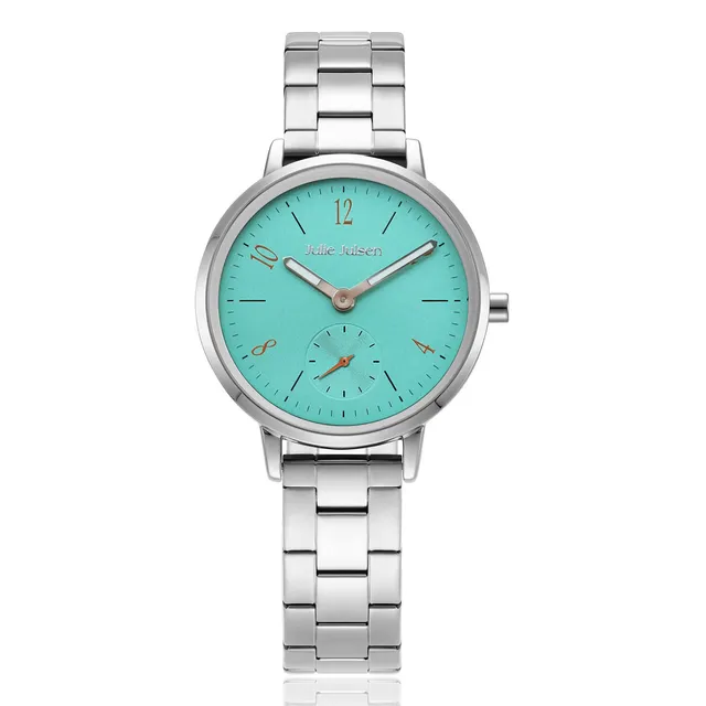 julie-julsen-little-second-damenarmbanduhr-silber-mit-edelstahlband image 1