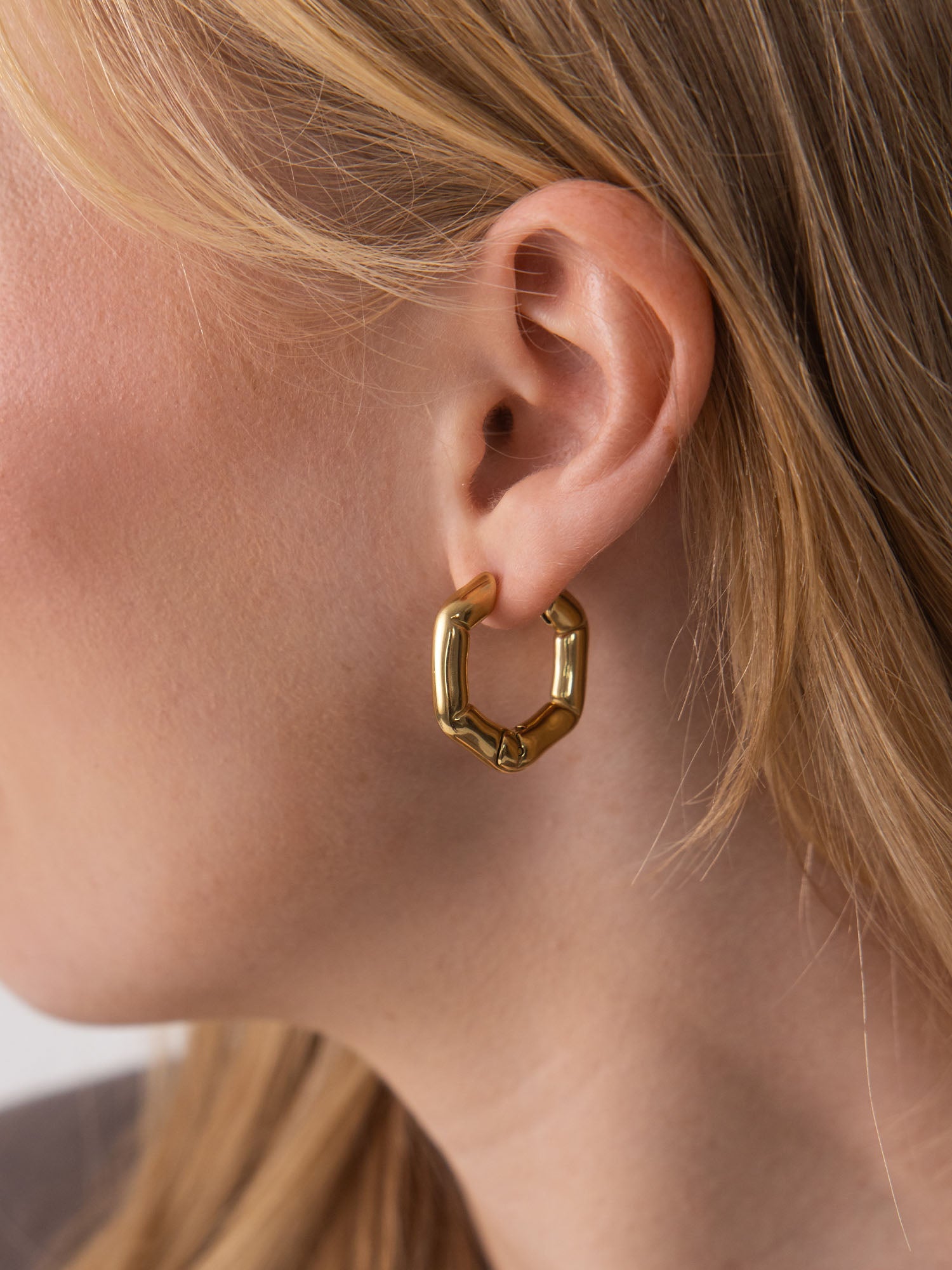 purelei-hexagon-ohrringe-geometrische-sechseck-ohrringe-aus-edelstahl image 2