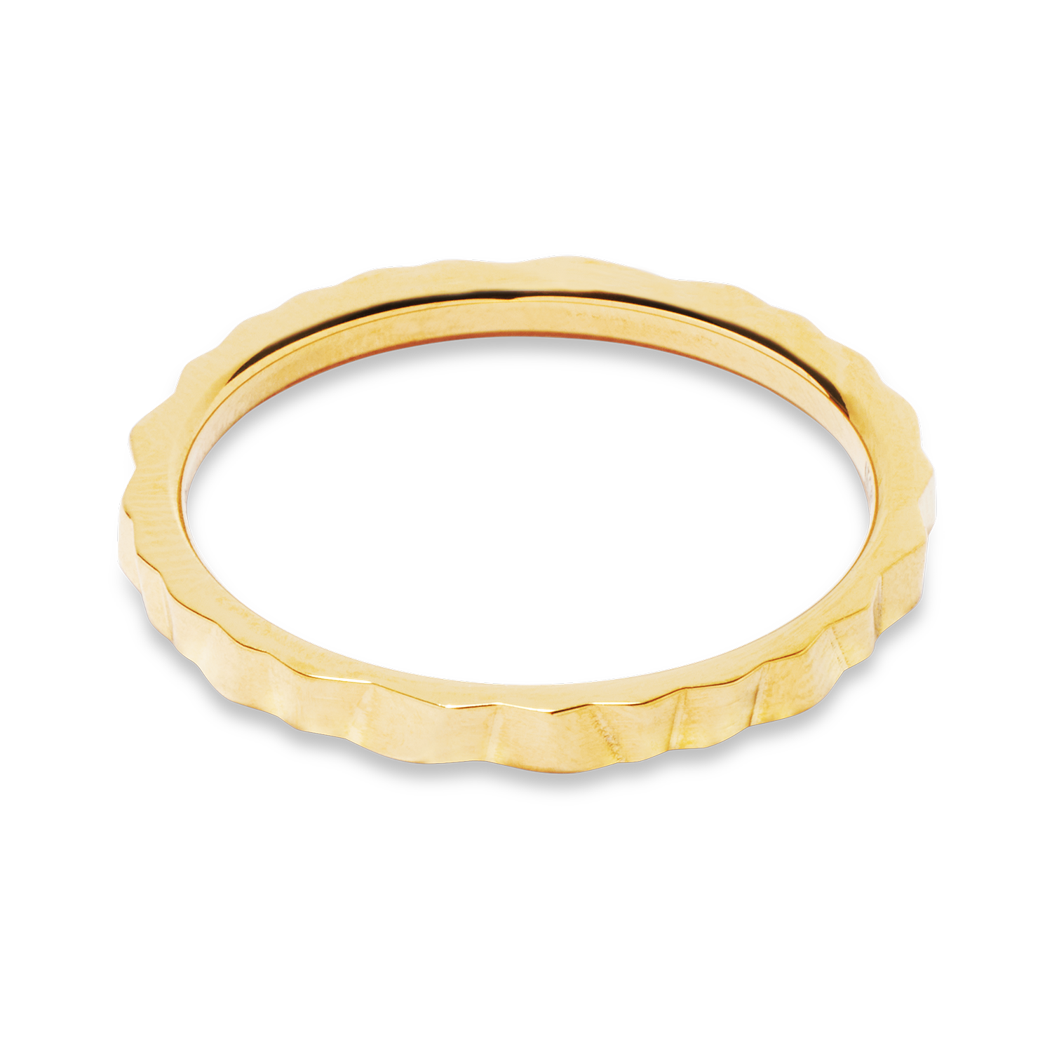coeur-de-lion-ring-slim-wave-gold-edelstahl image 2