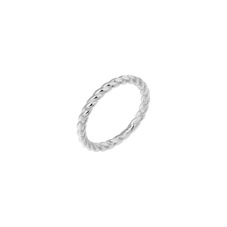 xenox-aura-ring-925-sterlingsilber-rhodiniert-gedreht image 1