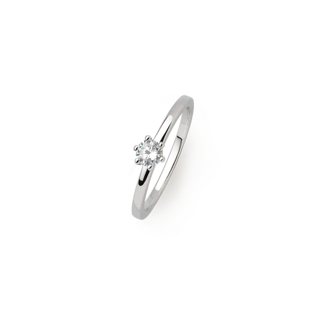 xenox-krappe-ring-925-sterlingsilber-rhodiniert-mit-zirkonia-xs7383-48 image 1