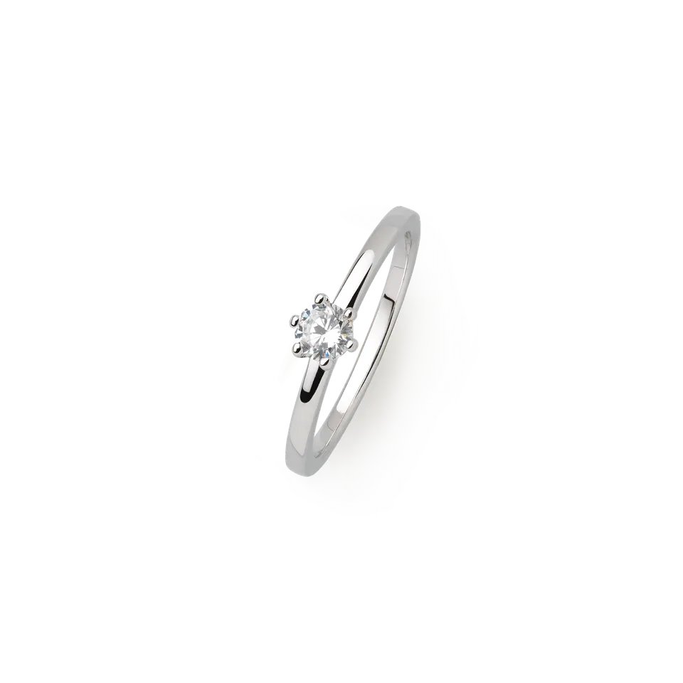 xenox-krappe-ring-925-sterlingsilber-rhodiniert-mit-zirkonia-xs7383-48 image 1