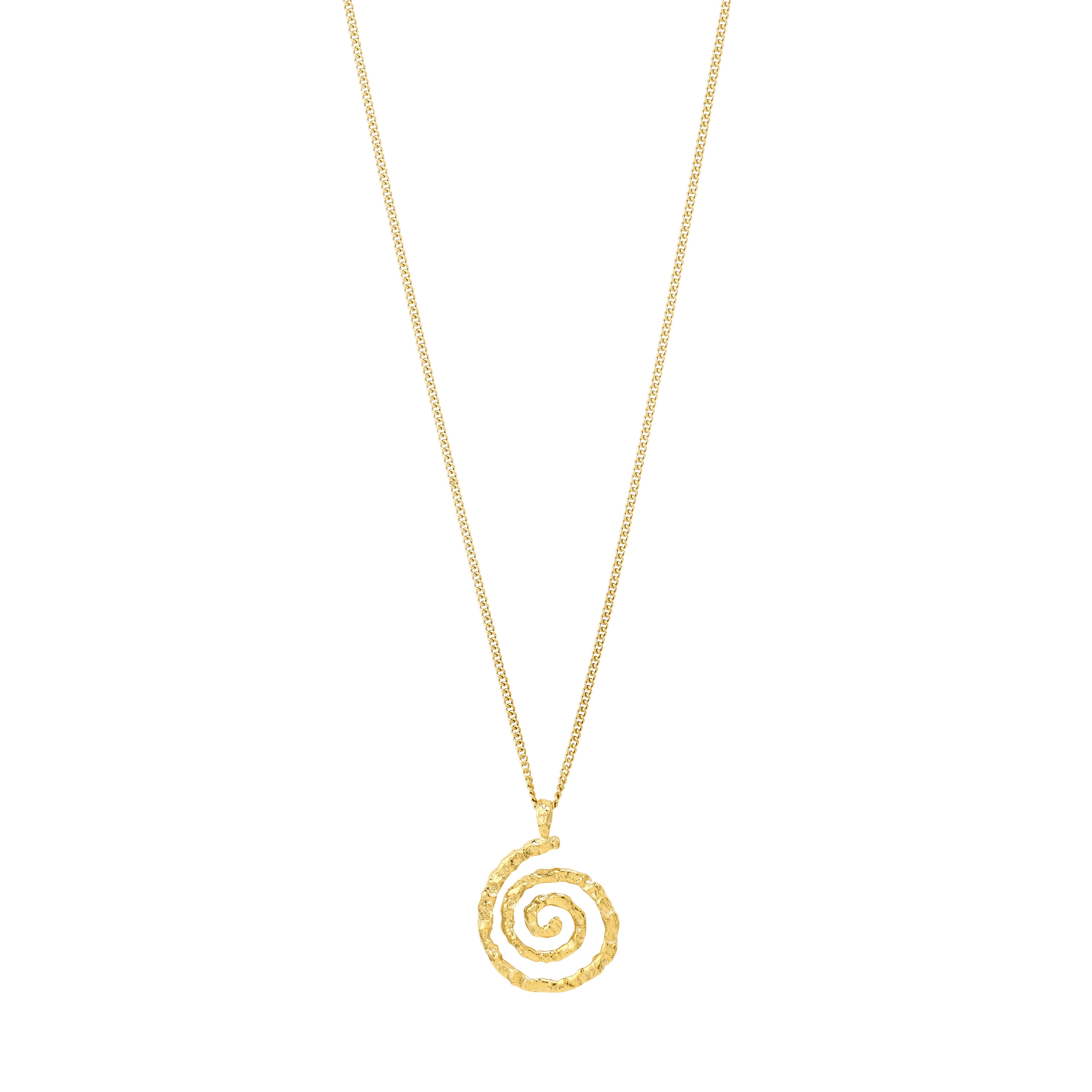 pilgrim-still-halskette-vergoldet-mit-spiral-anh-nger image 1